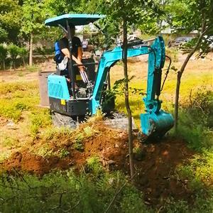 微型开沟机市政绿化工程施工挖沟机六九重工各种树木种植